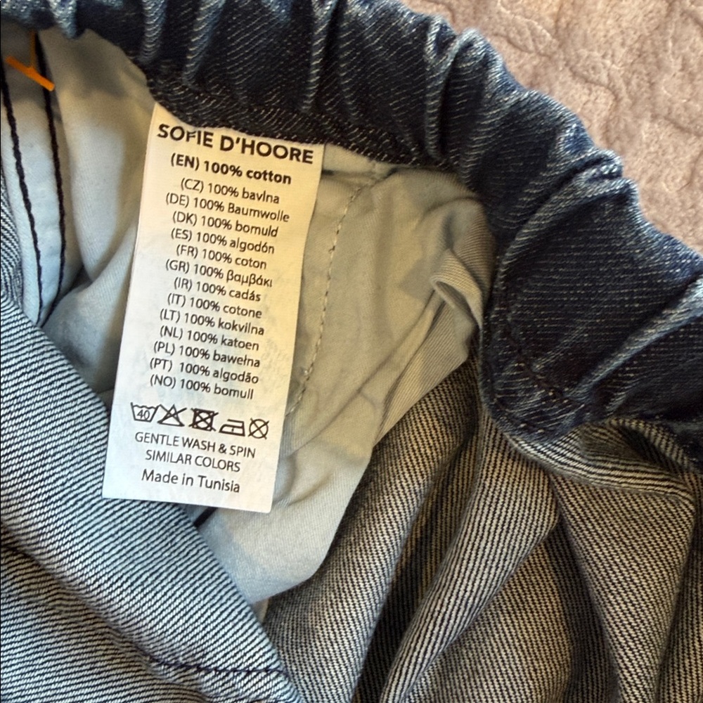 Sofie D'Hoore Indigo Wide-Leg Denim pants - Picture 13 of 14